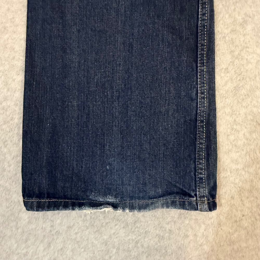 Levis 527 Mens Low Boot Cut Jeans Dark Wash Denim W38‎ L30 - Picture 13 of 16